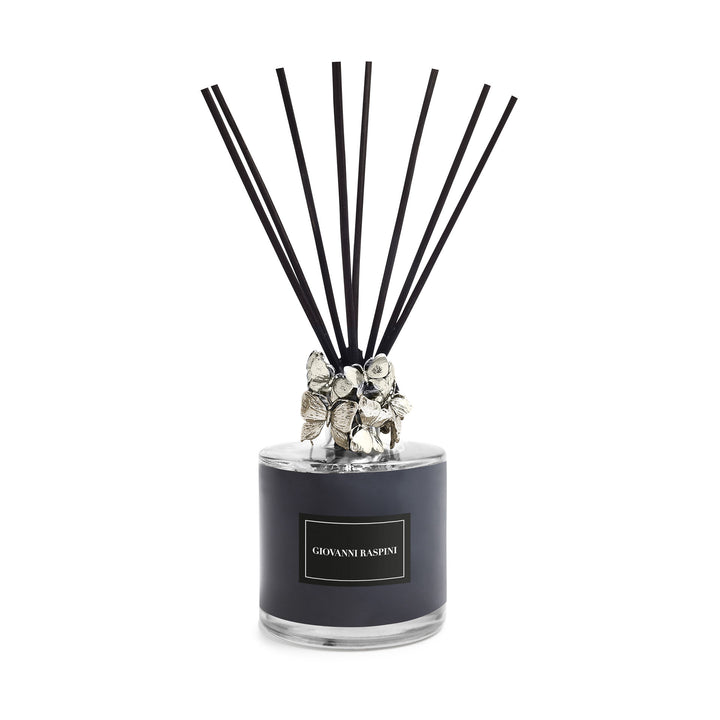 Giovanni Raspini Farfalle Diffuser - Nero Divino otthoni illat fehér bronz díszítéssel - XB0102