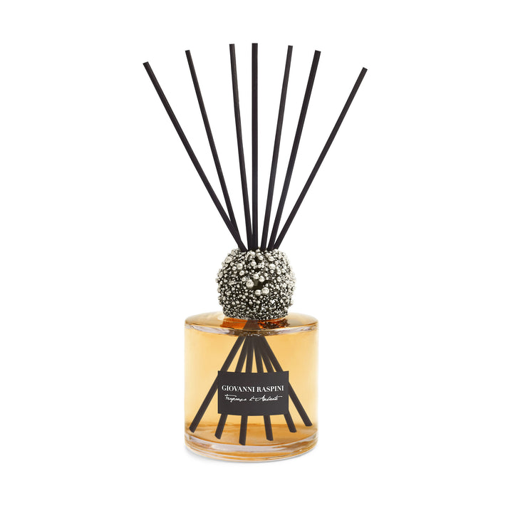 Giovanni Raspini Perlage Diffuser - Iris Dust hemdoft med vit bronsdekoration - XB0142