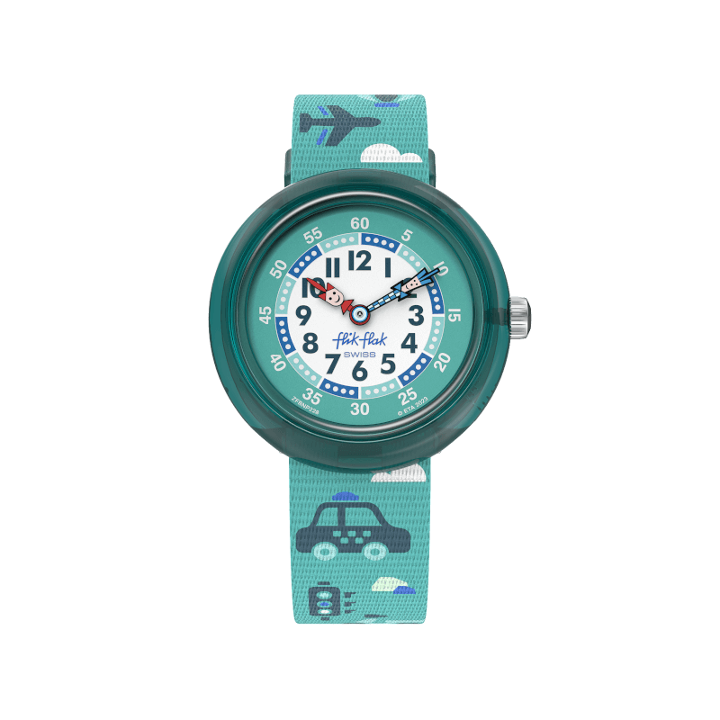 Flik Flak Discovery 32mm FBNP228로 이동하는 시간