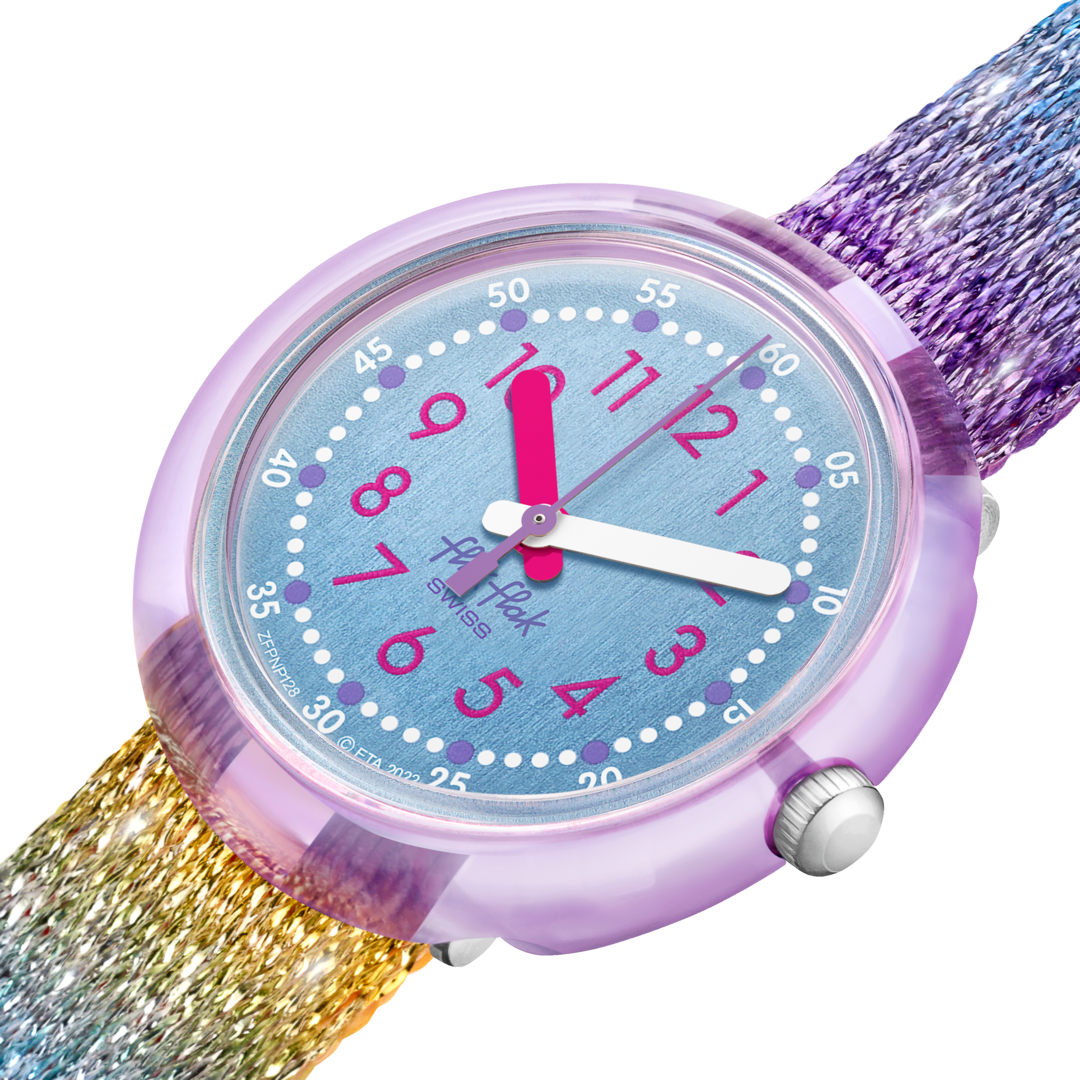 Flik Flak Shine Reloj en Rainbow Shine Bright 32 mm FPNP128