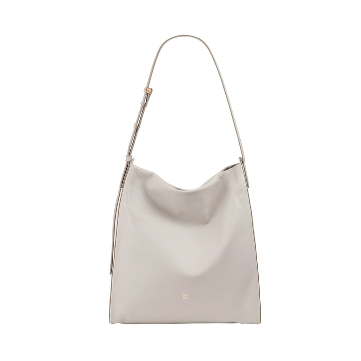 DUDU Bolsa Feminina de Ombro Trapezoidal em Couro Legítimo, Bolsa Trapezo com Alça Ajustável – Elegante, Espaçosa para Lazer, Trabalho, Noite