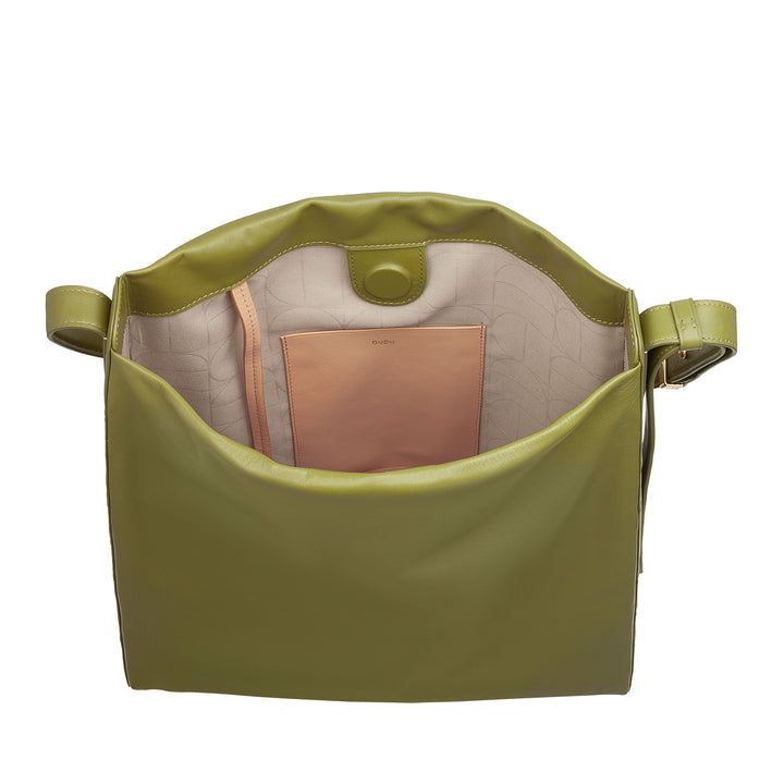 DUDU Frauenumbtasche Trapezoidal in echt