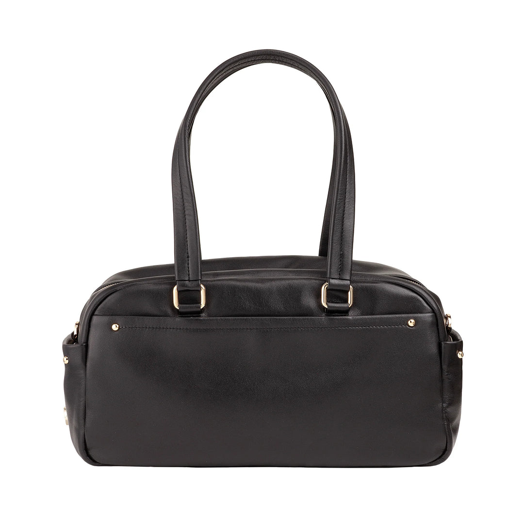 Bolsa grande feminina de couro DUDU com bolsos externos e alça removível, espaçosa e elegante – bolsa de mão e ombro com zíper, estilo moderno
