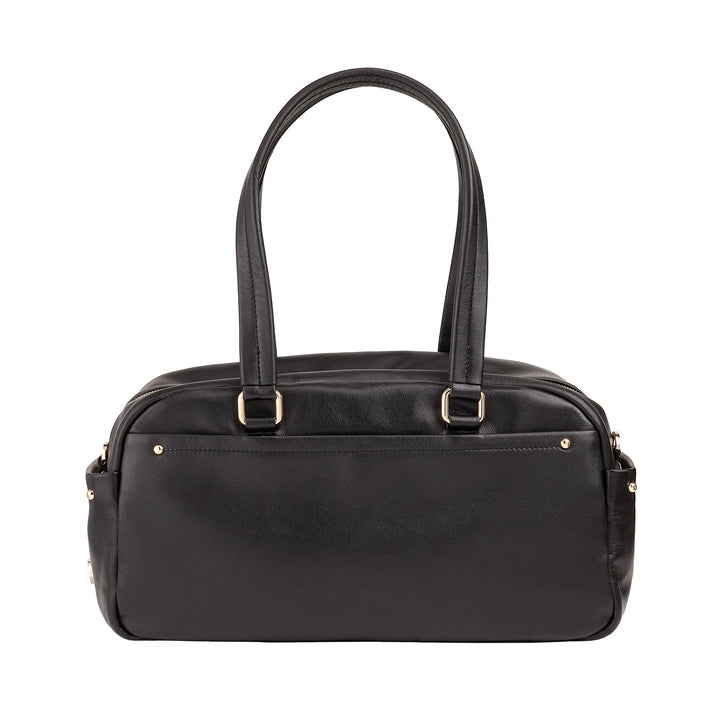 Bolsa grande feminina de couro DUDU com bolsos externos e alça removível, espaçosa e elegante – bolsa de mão e ombro com zíper, estilo moderno