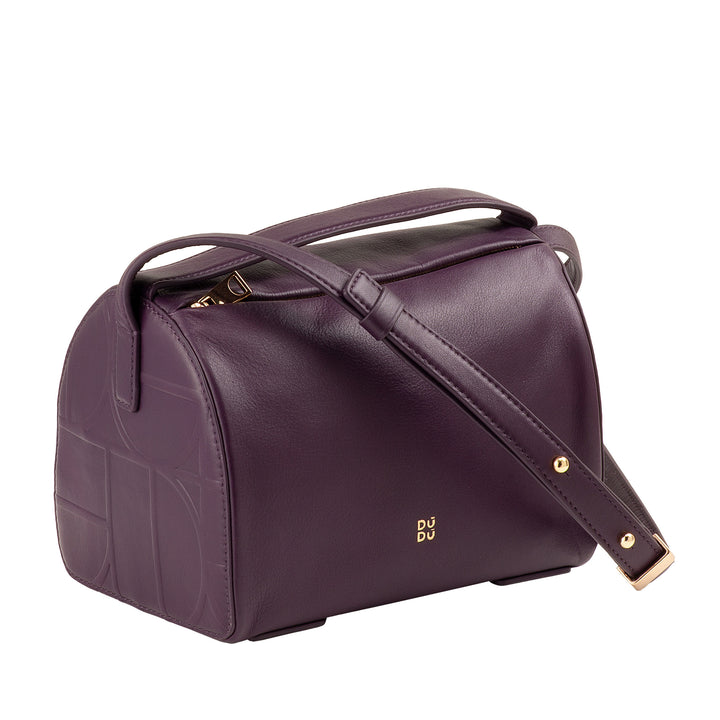 DUDU -Tasche mit Leder -Schultergurt - eleganter Beutel, klein mit verstellbarer Schultergurt für jeden Anlass