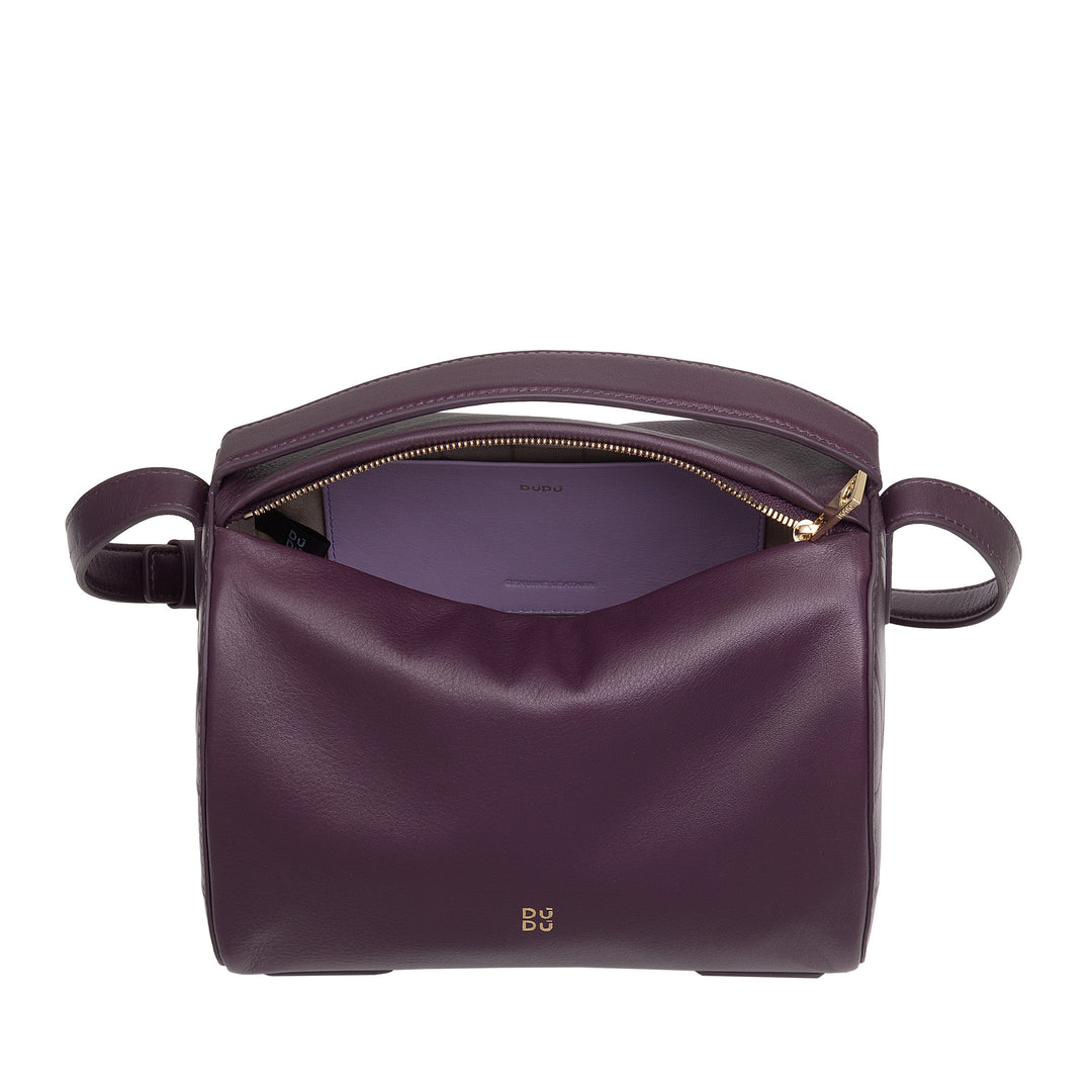 DUDU -Tasche mit Leder -Schultergurt - eleganter Beutel, klein mit verstellbarer Schultergurt für jeden Anlass