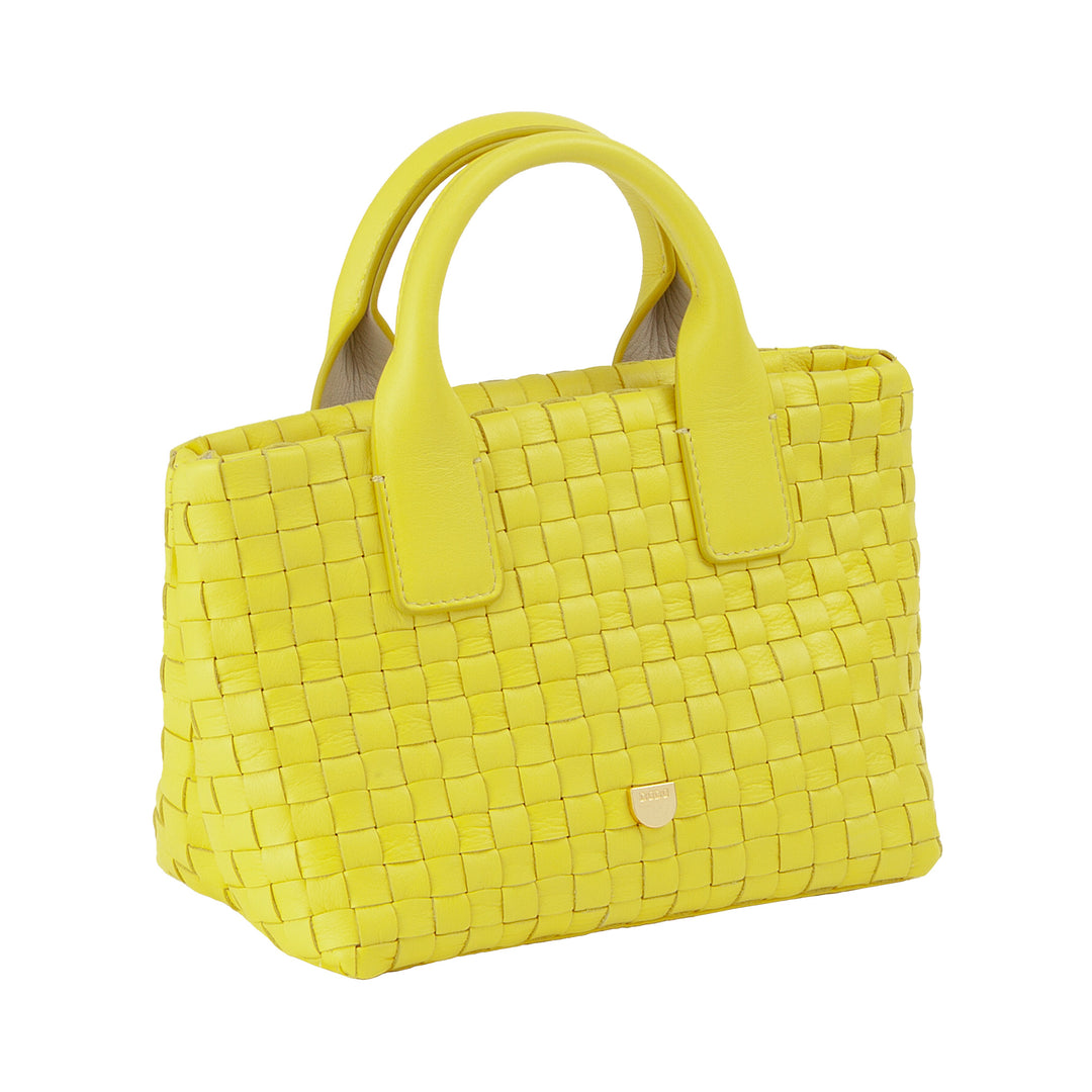 Bolsa feminina pequena de couro tecido DUDU com zíper – Mini bolsa elegante com alça de corrente, bolsa de ombro compacta e refinada