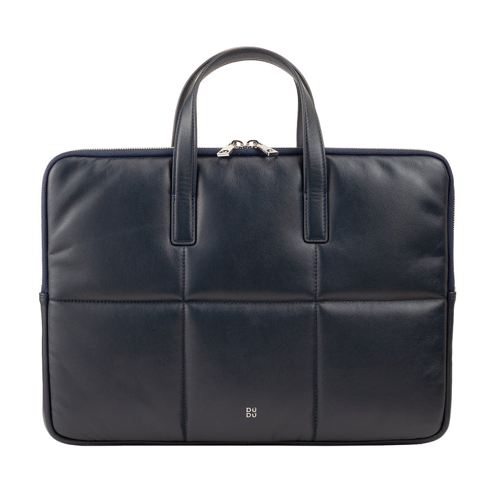 DUDU BAG PC Woman 14 -Zoll -PC -Frau mit gepolstertem, gepolstertem Schultergurt, MacBook Notebook Laptop Notebook -Halter bis zu 14 Zoll, elegante Ärmel -Tasche falten