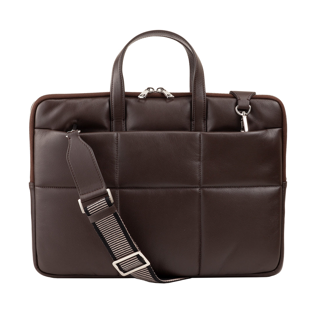 DUDU BAG PC Woman 14 -Zoll -PC -Frau mit gepolstertem, gepolstertem Schultergurt, MacBook Notebook Laptop Notebook -Halter bis zu 14 Zoll, elegante Ärmel -Tasche falten