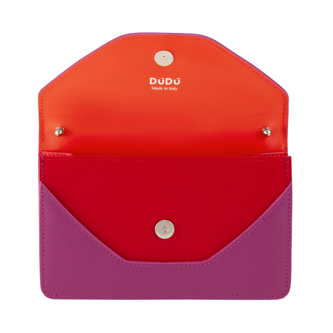 Dudu Small Shoulder Bag Mujer Hecha en Italia Cadena en cuero real, convertible a Marsupio, mini bolso