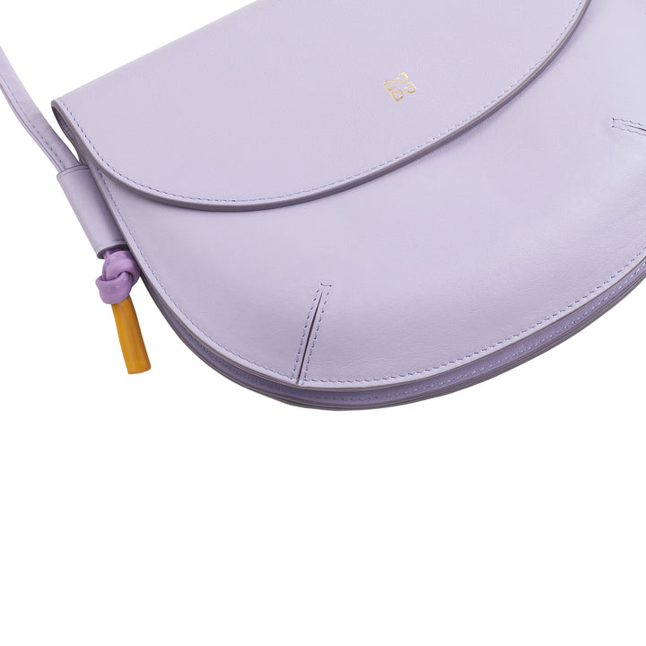 Bolsa de ombro feminina DUDU com aba em couro genuíno, bolsa de ombro pequena com aba de botão magnético, bolsa