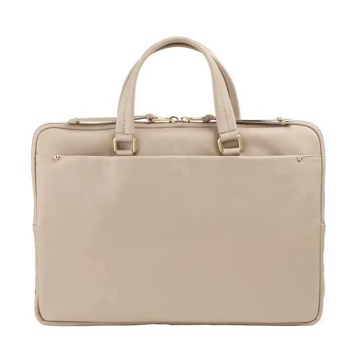 DUDU Elegante Damen-Laptoptasche aus Leder mit Schultergurt – Arbeits-Laptop-Aktentasche mit Organizer-Taschen, geräumig und professionell, Computer- und Dokumentenhalter