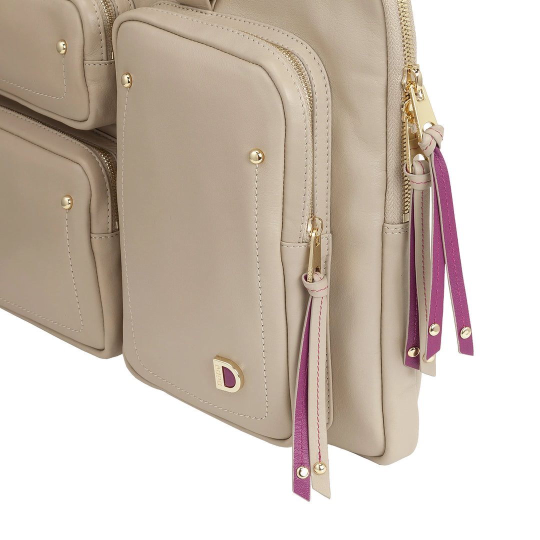 DUDU Elegante Damen-Laptoptasche aus Leder mit Schultergurt – Arbeits-Laptop-Aktentasche mit Organizer-Taschen, geräumig und professionell, Computer- und Dokumentenhalter