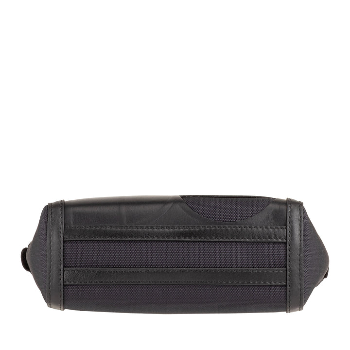 Dudu Bag Tote Mujer cuero y tela - bolso, bolso de hombro con diseño geométrico, compras elegantes y versátiles para uso diario