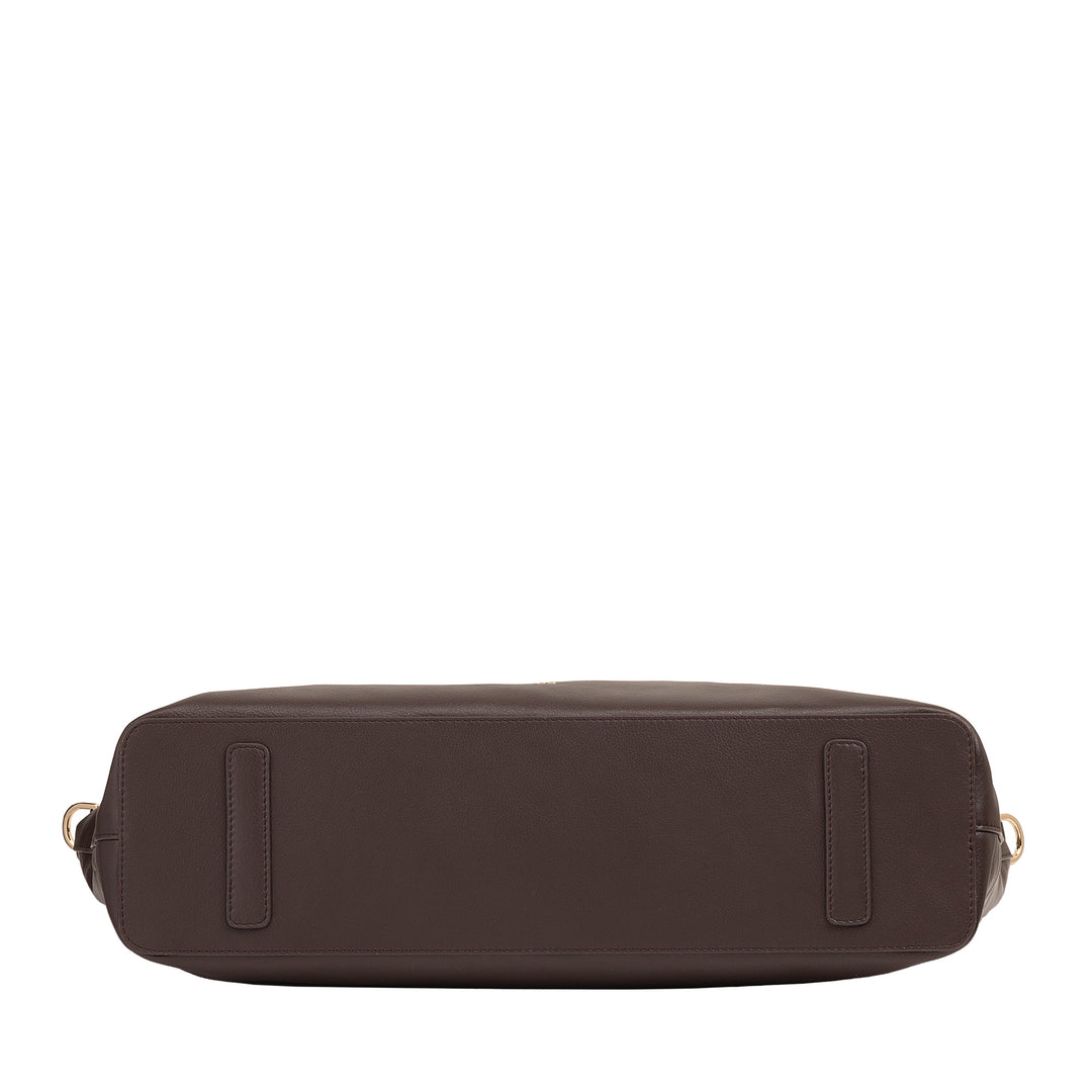 Bolsa feminina grande de couro macio DUDU, bolsa de ombro grande com alça removível, bolsa com duas alças e fecho de correr