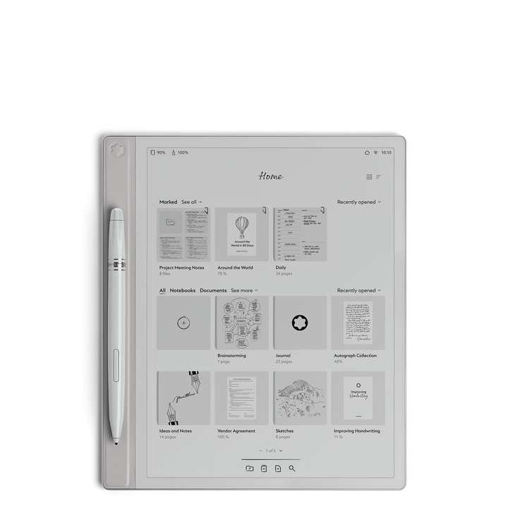 Montblanc Digital Paper Silver 135012