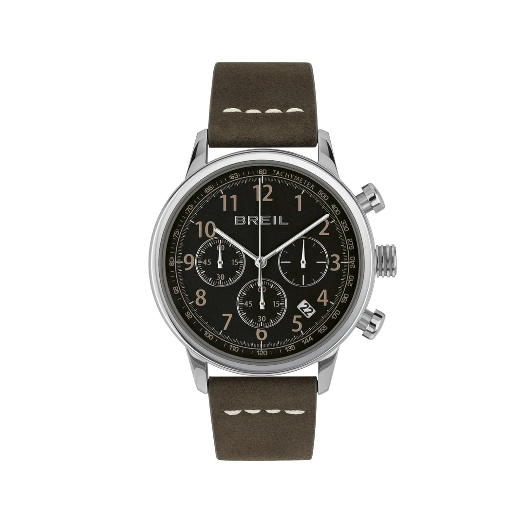 Breil klokke Outrider 41mm svart kvartsstål TW2060 - Capodagli 1937