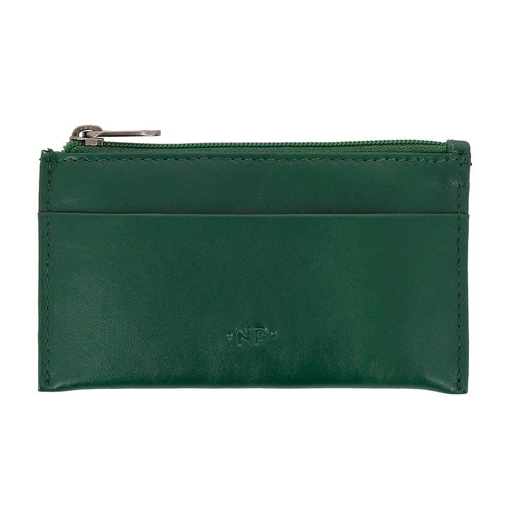 Nuvola Pelle Keychain and Coin Purse in Genuine Nappa Leather Pouch with Zip and 2 rings for keys
