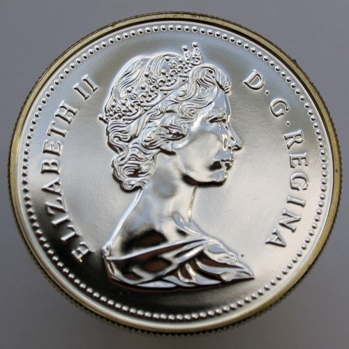 1 Canadian Dollar 1988 Les Forges du Saint-Maurice Ironworks silver coin