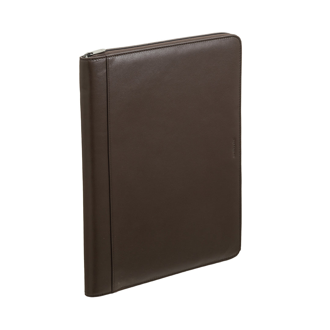 Nuvola leather leather holder A4 leather in leather, work organizer door block holder, carpene, tablet holder with hinge around