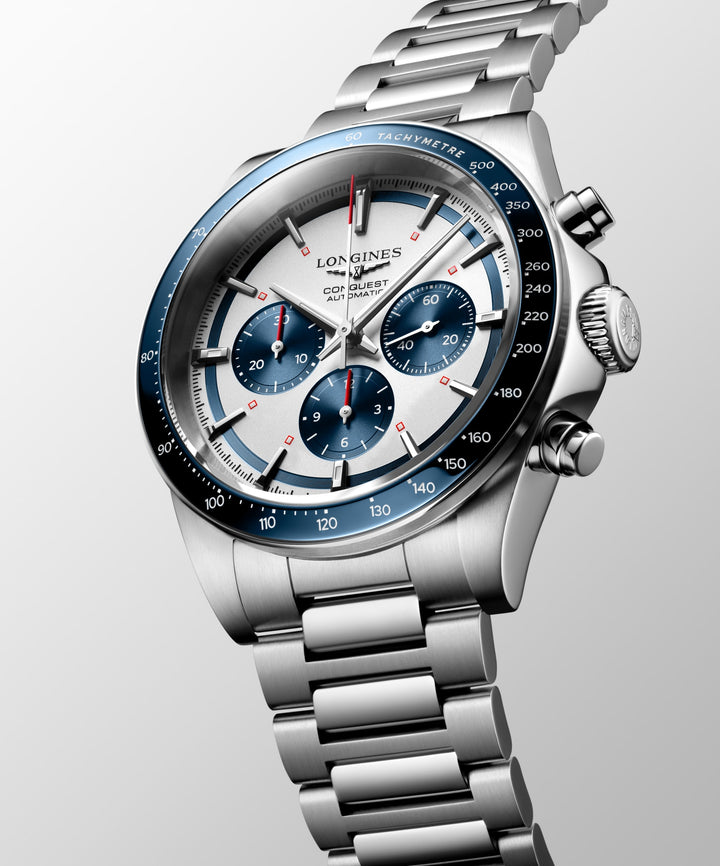 Longines orologio Conquest Chronograph 42 mm L3.835.4.98.6