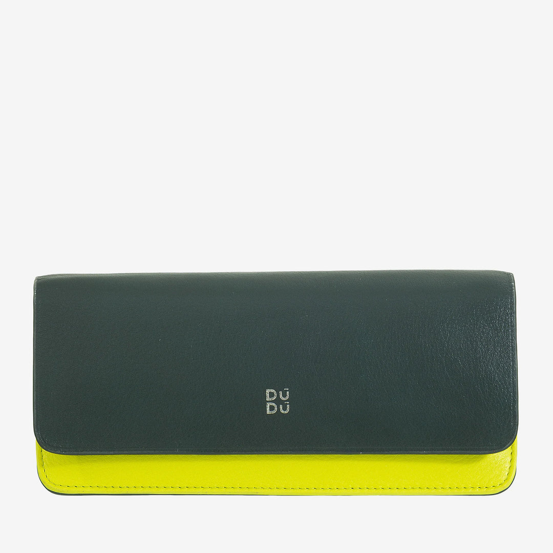 DUDU glasögon- och solglasögonfodral i mjukt äkta läder med magnetisk stängning, färgglatt glasögonfodral