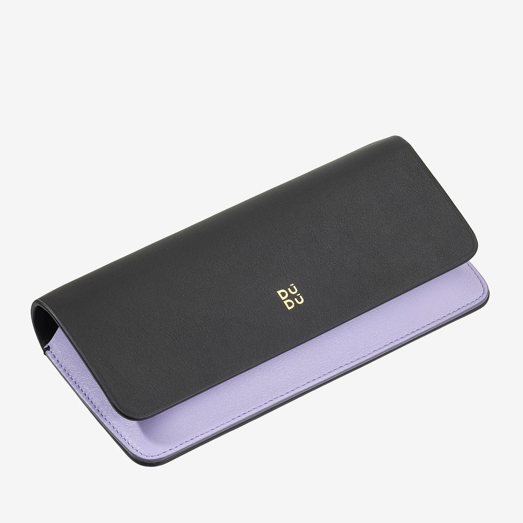 Estojo para óculos e óculos de sol DUDU em couro macio genuíno com fecho magnético, estojo para óculos colorido