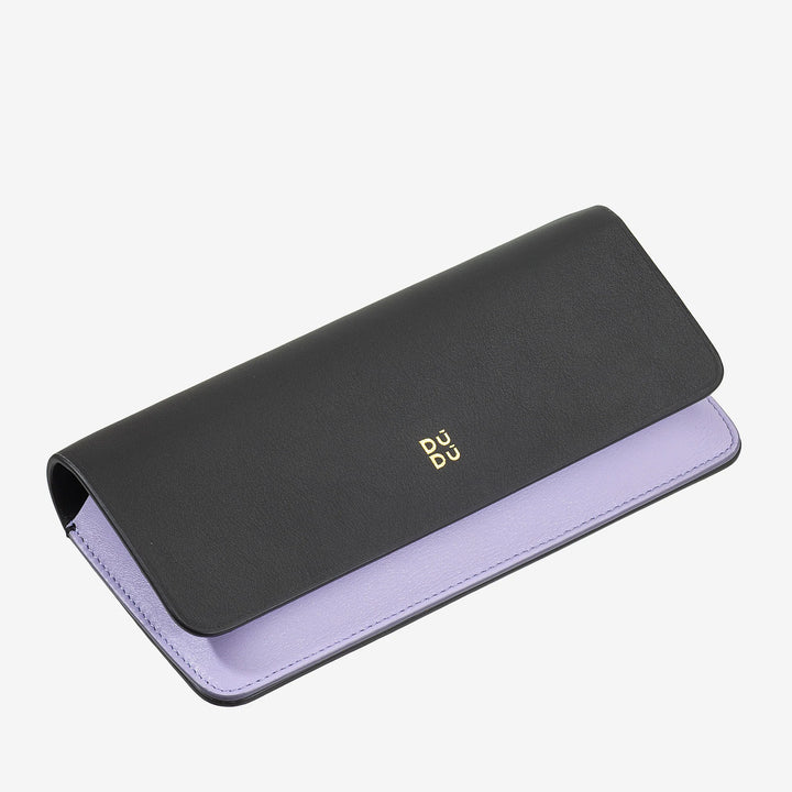 Estojo para óculos e óculos de sol DUDU em couro macio genuíno com fecho magnético, estojo para óculos colorido