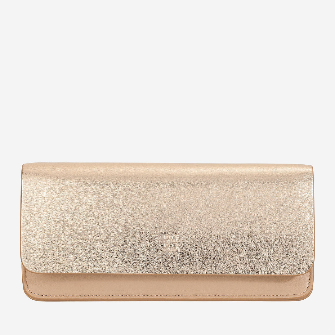 Estojo para óculos e óculos de sol DUDU em couro macio genuíno com fecho magnético, estojo para óculos colorido