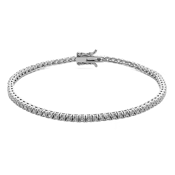 Comete Silver Tennis Bracelet 925 Zirconi UBR 994 M19