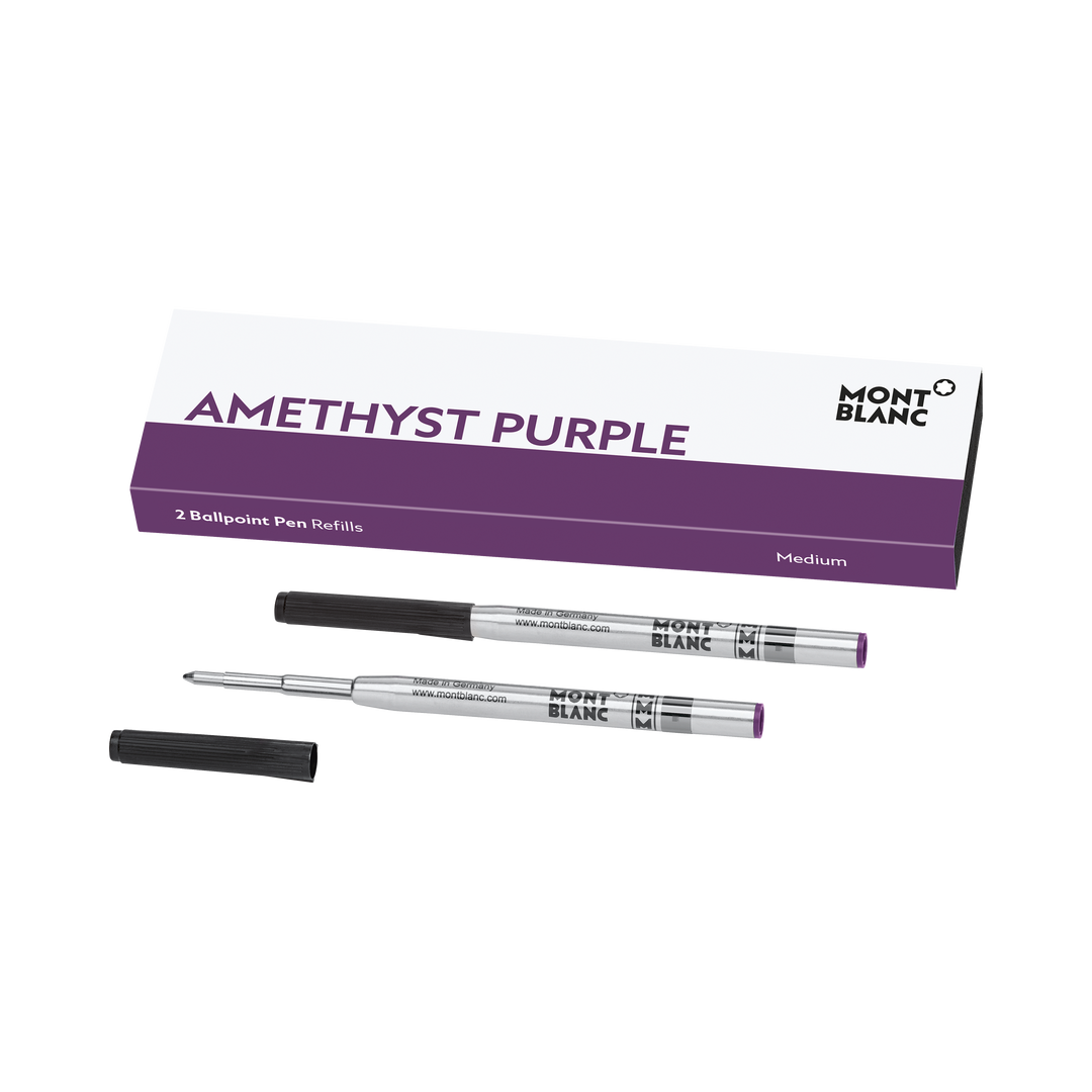 Montblanc 2 Refill для шариковой ручки среднего цвета Фиолетовый Amethyst Purple 128218