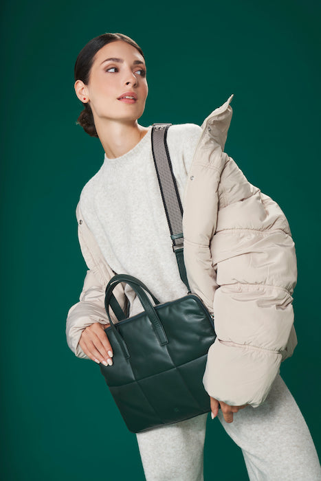 DUDU BAG PC Woman 14 -Zoll -PC -Frau mit gepolstertem, gepolstertem Schultergurt, MacBook Notebook Laptop Notebook -Halter bis zu 14 Zoll, elegante Ärmel -Tasche falten