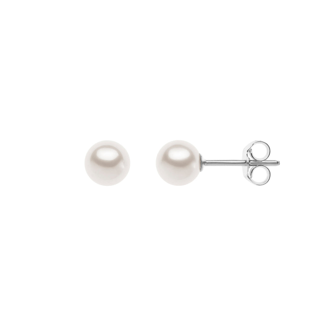 Comete Half Earring Freshwater Pearl in 375‰ Gold KORP003 1/2