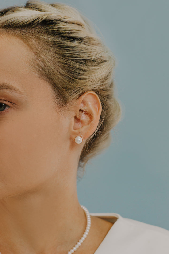 Comete Akoya 진주 귀걸이 골드 ORP572
