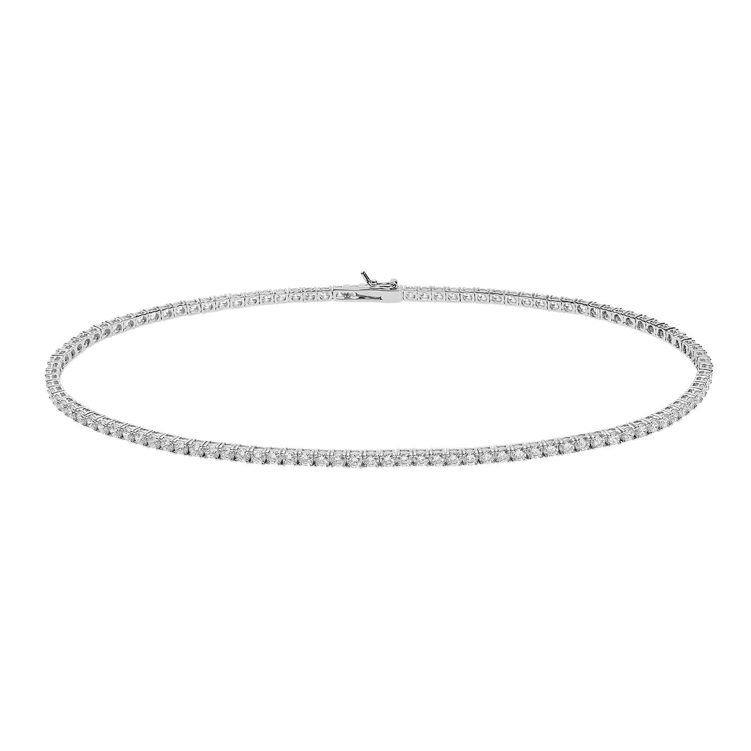 Collier Tennis Comete en Argent avec zircons blancs UGL738BM50