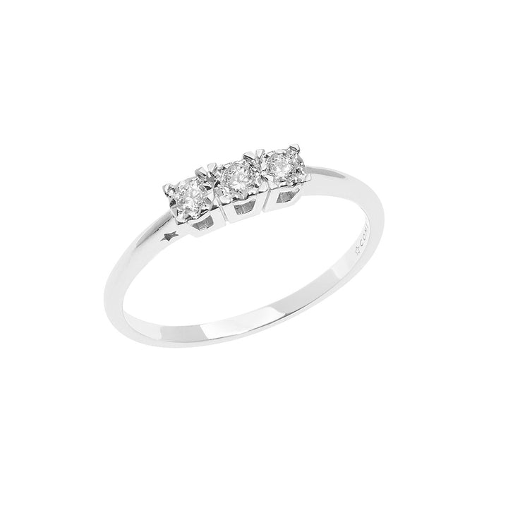Comete Trilogy Ring i guld och diamanter ANB 2643