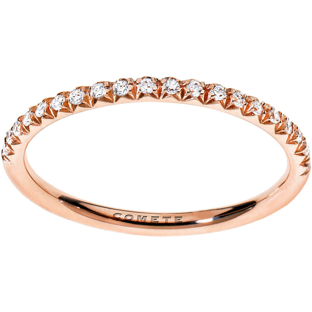 Comete-ring in roze goud en diamanten ANB 1700