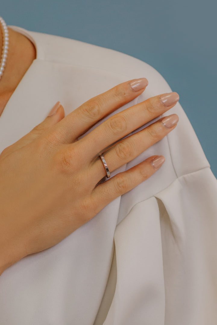 Comete Damen-Silberring Rosa Herz ANG106M9