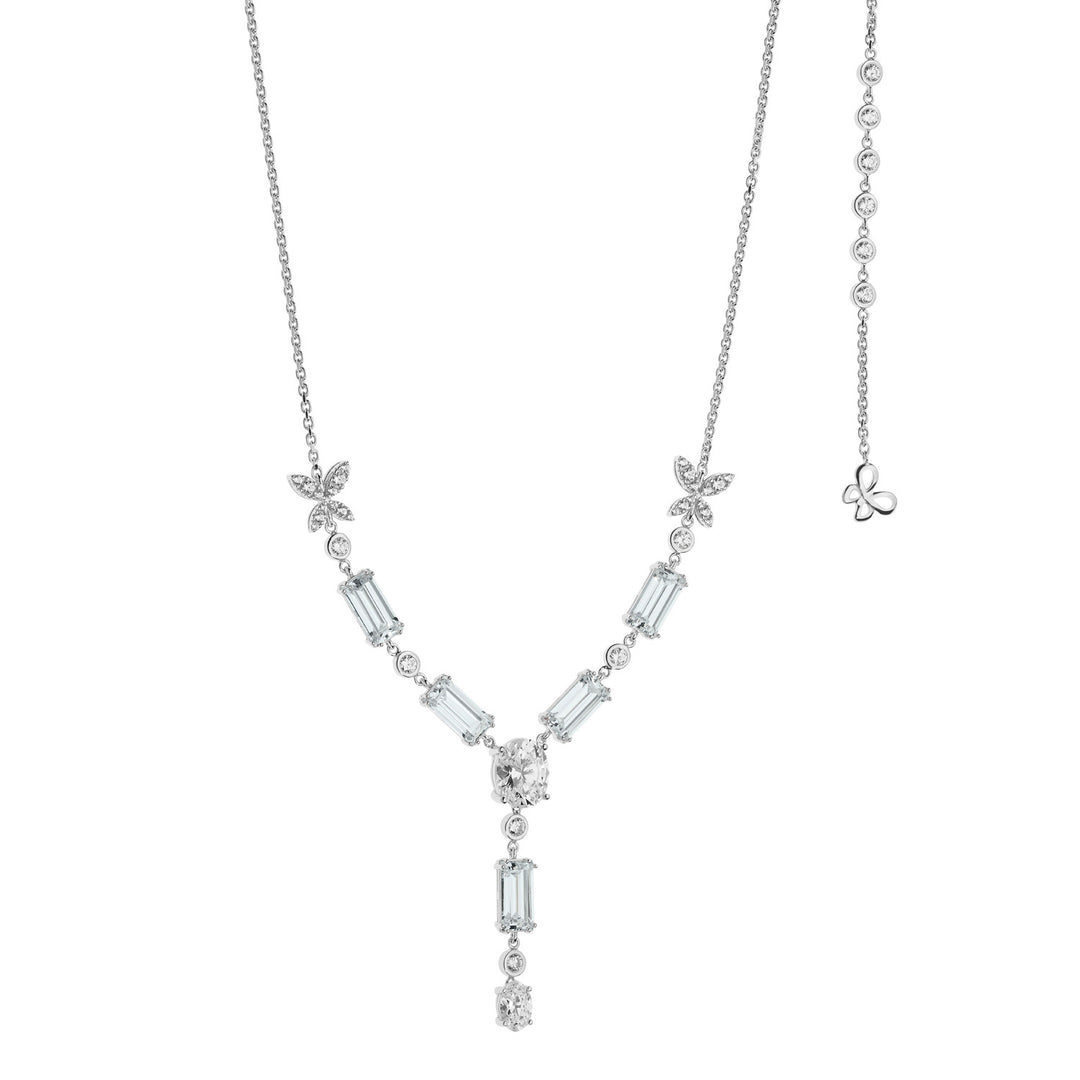 Comete Girocollo glamour in Argento e zirconi GLA155