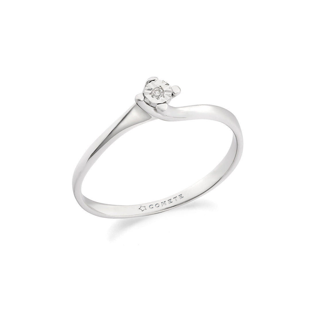 Comete Ring i 375‰ guld och vit diamant KANB1900