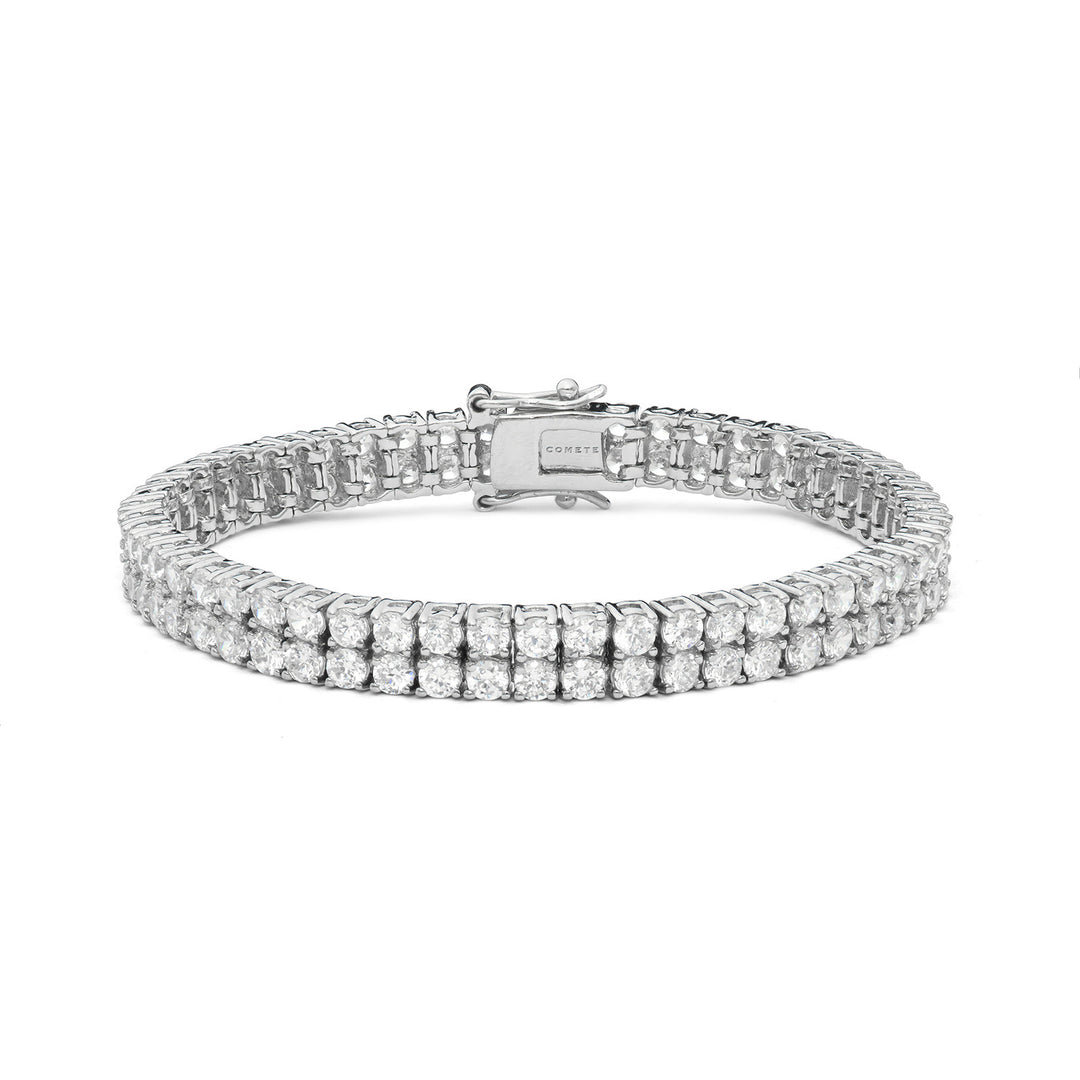 Comete Silver Bracelet with White Zircons BRA264M16