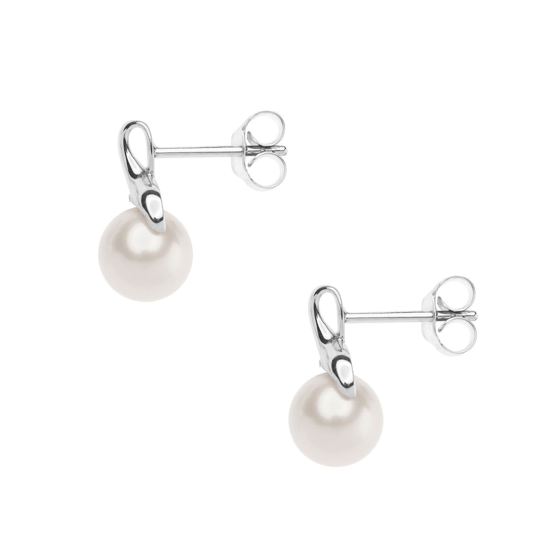 Comete Goldohrringe mit Perlen und Diamanten ORP742