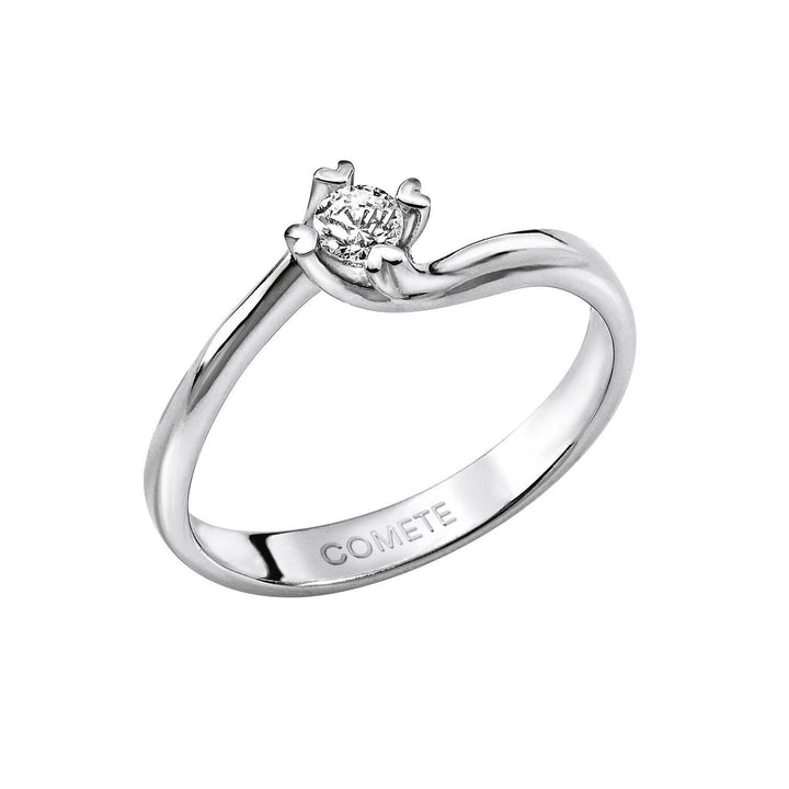 Comete Solitario Cuori in Oro e Diamante ANB1581