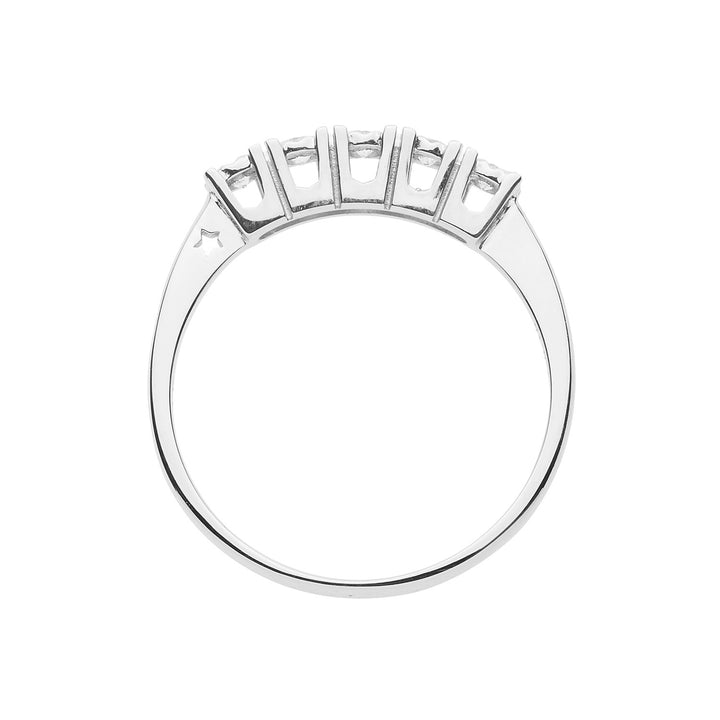 Comete Vigselring i vitguld med diamanter Moments ANB 2664