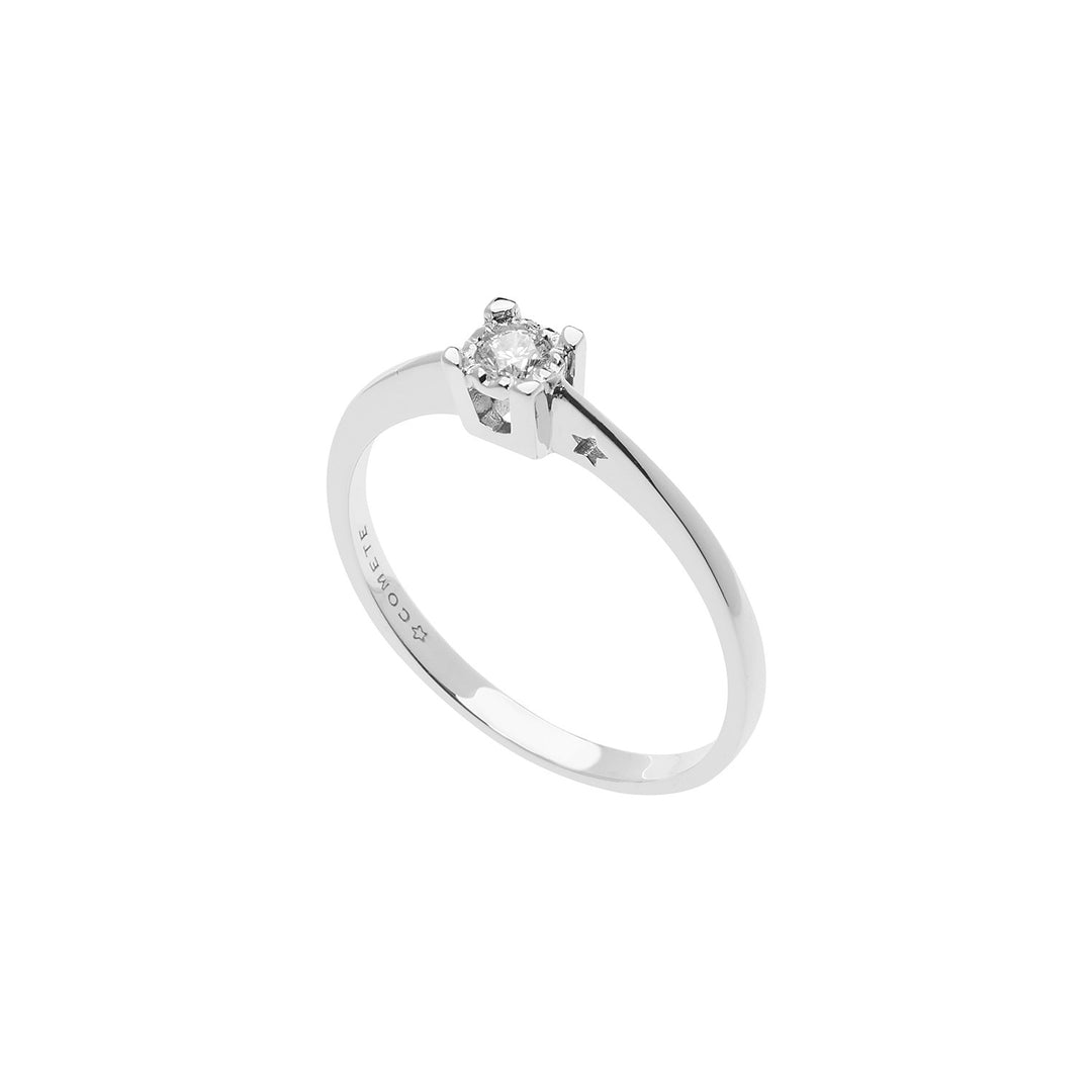 Solitaire Comètes en Or et Diamant ANB2605