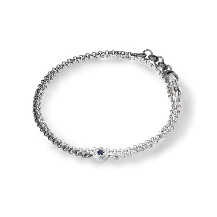 Comete Bracciale in Argento double, lucido e brunito UBR1043