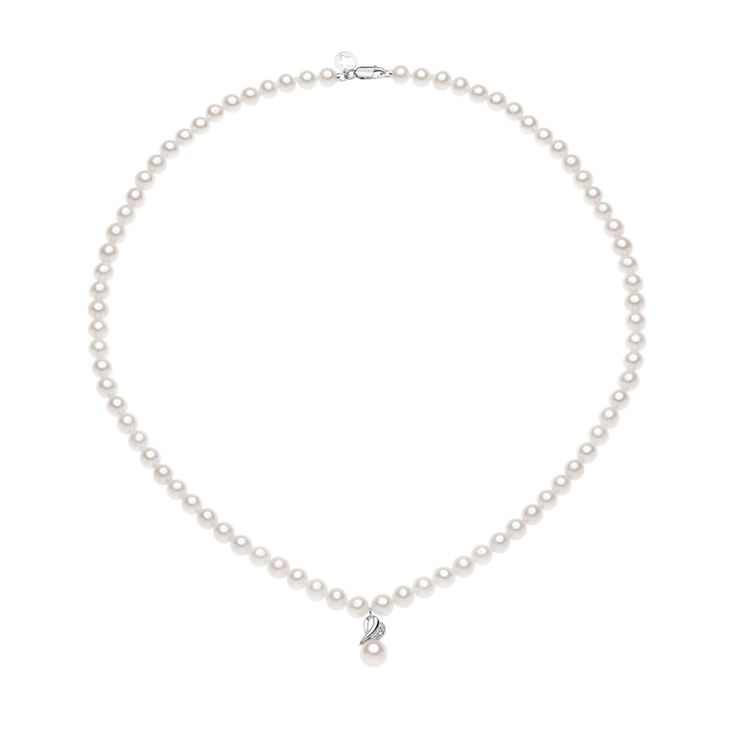 Comete Pearl String -kaulakoru helmillä ja timanteilla FWQ 374
