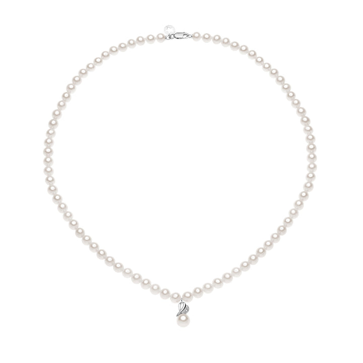 Comete Pearl String -kaulakoru helmillä ja timanteilla FWQ 374