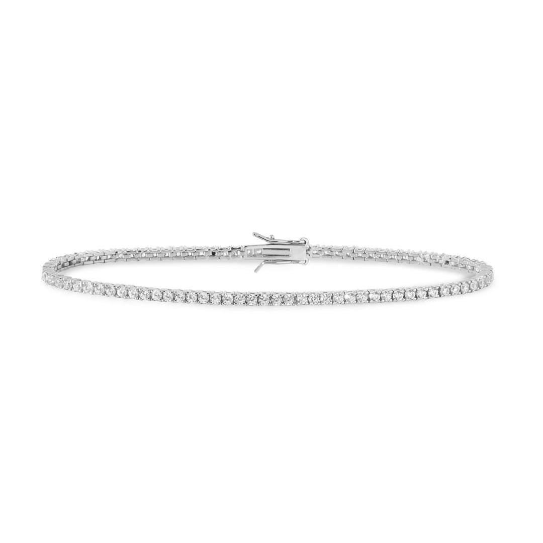 Tenis Comete en Plata y circonitas blancas BRA175M18