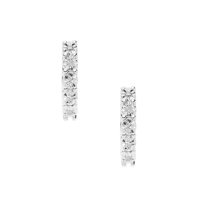 Pendientes Aros Comete en oro blanco y diamantes ORB1081
